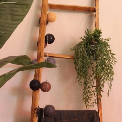 Emerald Изкуствен бамбук висящ храст в саксия 50 см