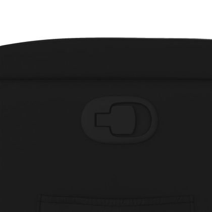 Реклайнер, черен, изкуствена кожа