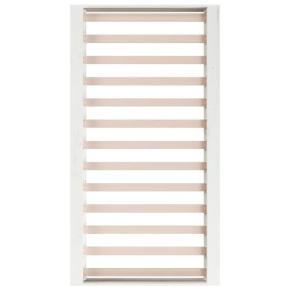 рамка за легло бяла 140x190 см масивно дърво