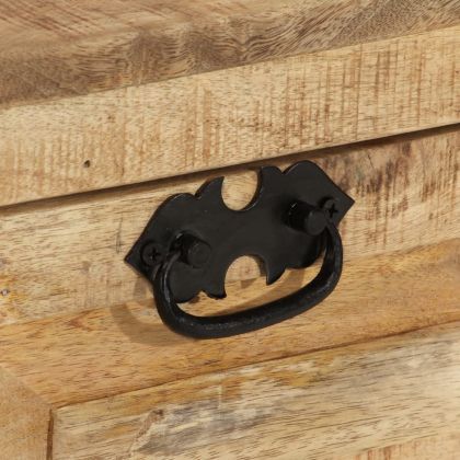 Пейка за съхранение на обувки, 85x40x45 cм, мангово дърво масив