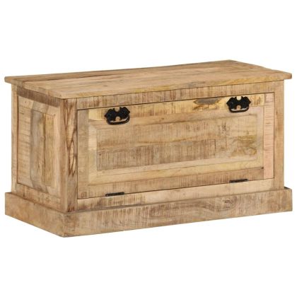 Пейка за съхранение на обувки, 85x40x45 cм, мангово дърво масив