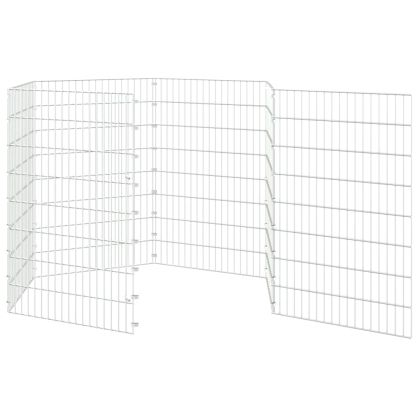 Ограждение за свободно отглеждане на животни 6-панела 54x80 см