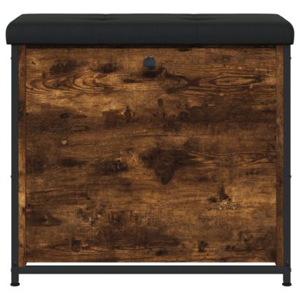 Пейка за обувки с подвижно чекмедже, опушен дъб, 62x32x56 см