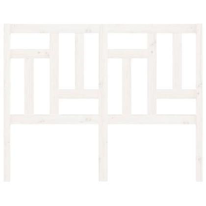 Горна табла за легло, бяла, 155,5x4x100 см, бор масив