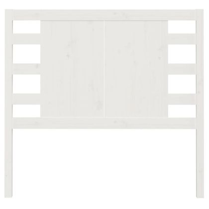 Табла за спалня, бяла, 81x4x100 см, бор масив