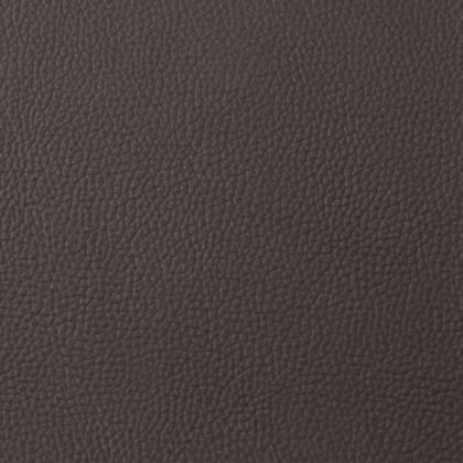 Реклайнер стол, тъмнокафяв, естествена кожа