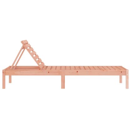 Шезлонг, 199,5x60x74 см, дугласко дърво масив