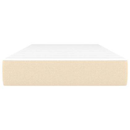Матрак за легло с покет пружини кремав 80x200x20 см плат