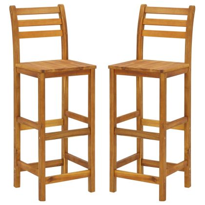 Градински бар комплект от 3 части, акация масив