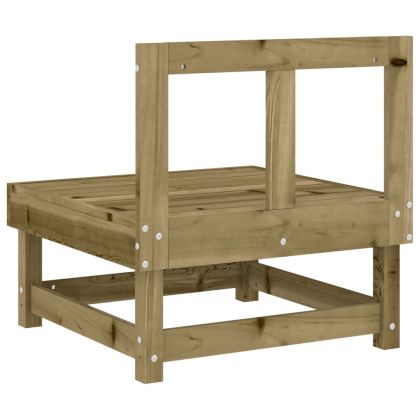 Градински средни дивани, 2 бр, импрегниран бор