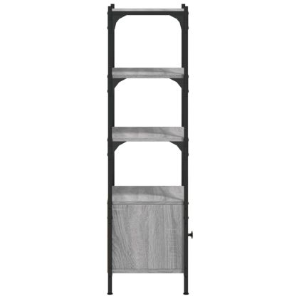 Библиотека 3 рафта сив сонома 41x30x109,5 см инженерно дърво