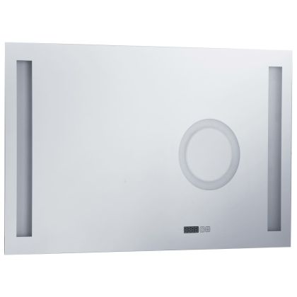 Стенно LED огледало за баня с тъч сензор 100x60 см