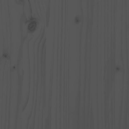 Градински среден диван, сив, бор масив