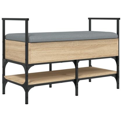 Пейка за обувки, сонома дъб, 85,5x42x57,5 см, инженерно дърво