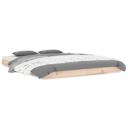 Рамка за легло, бор масив, 140x190 см