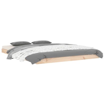 Рамка за легло, бор масив, 140x190 см