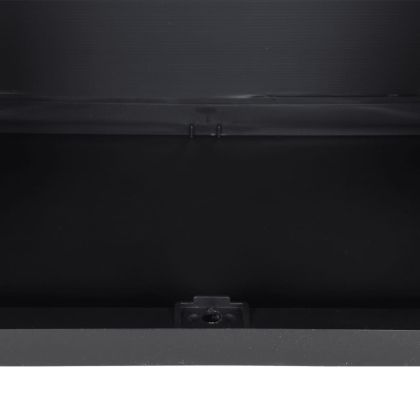 Външен шкаф за съхранение, сиво и черно, 65x37x85 см, PP