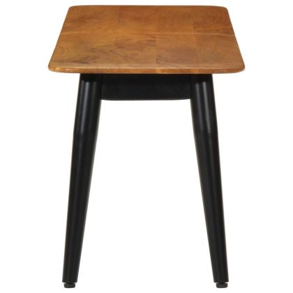 Пейка, 160x40x45 см, мангово дърво масив и желязо