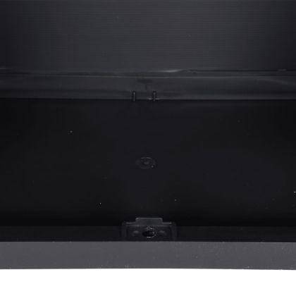 Външен шкаф за съхранение, сиво и черно, 65x37x165 см, PP