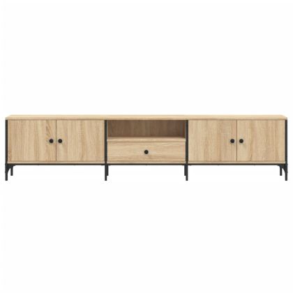 ТB шкаф с чекмедже, дъб сонома, 200x25x44 см, инженерно дърво