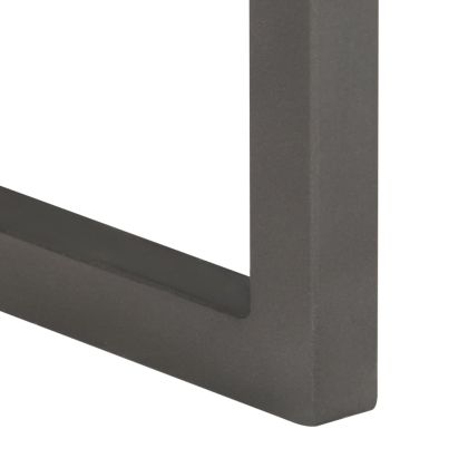 Конзолни трапезни столове, 2 бр, кафяви, естествена кожа