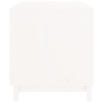 Кучешка колиба, бяла, 90x60x67 см, бор масив