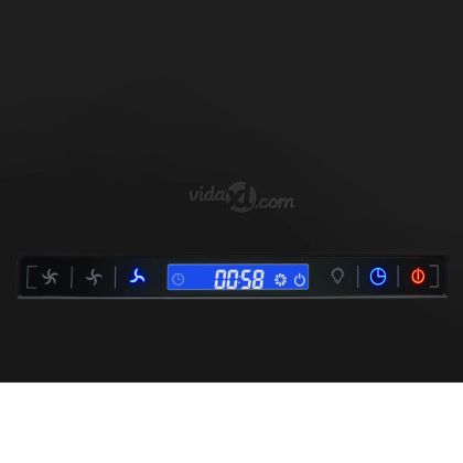 Висящ аспиратор остров LCD сензор 55 см прахово покрита стомана