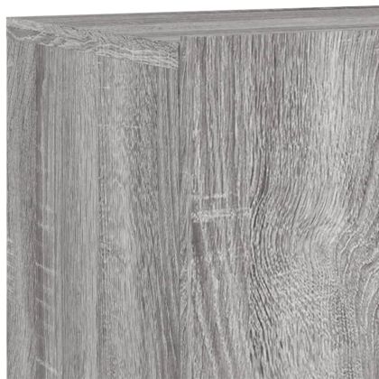 ТВ шкаф за стенен монтаж, сив сонома, 80x30x41 см