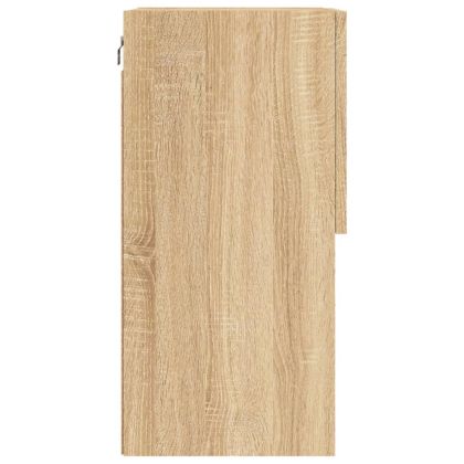 ТВ шкаф с LED осветление, дъб сонома, 40,5x30x60 см