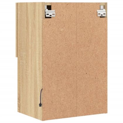 ТВ шкаф с LED осветление, дъб сонома, 40,5x30x60 см