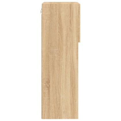 ТВ шкаф с LED осветление, дъб сонома, 40,5x30x90 см