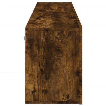 ТВ шкафове за стенен монтаж, 2 бр, опушен дъб, 80x30x41 см