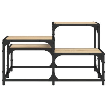 Кафе маса, дъб сонома, 68x68x40 см, инженерно дърво