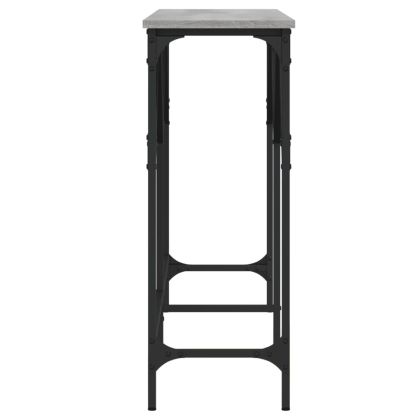 Конзолна маса, сив сонома, 140x29x75 см, инженерно дърво