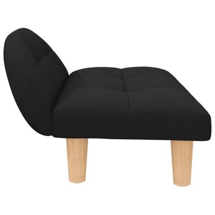 Кучешко легло черно 70x52x30 см кадифе