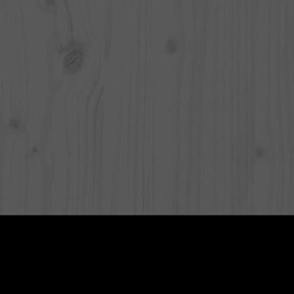 Градинска пейка, сива, 111,5x53x71 см, борово дърво масив