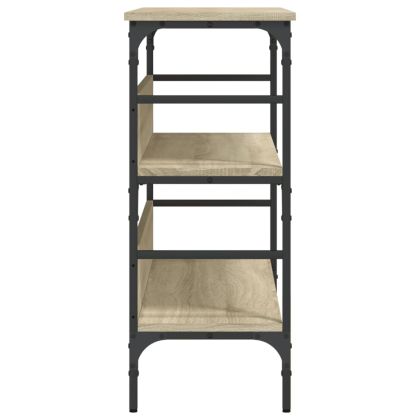 Конзолна маса, дъб сонома, 100x32x75 см, инженерно дърво