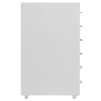 Мобилен офис шкаф, сив, 28x41x69 см, метал