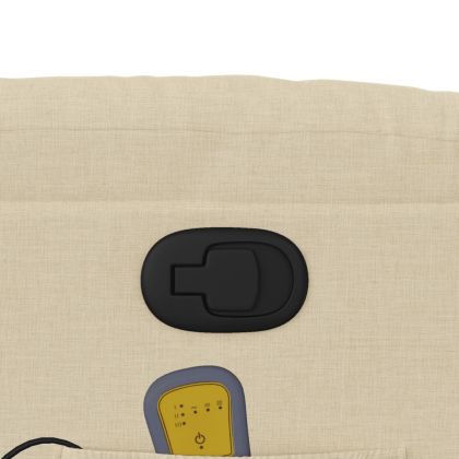 Масажен наклоняем стол, кремав, текстил