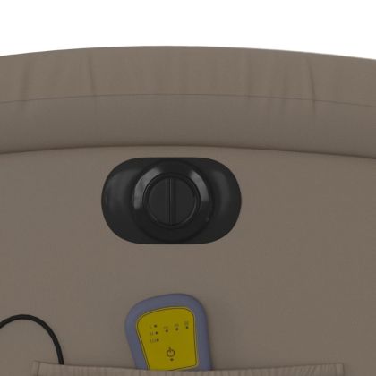 Електрически масажен реклайнер стол, капучино, изкуствена кожа