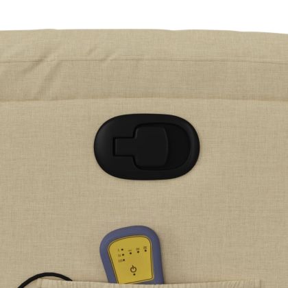 Масажен наклоняем стол, кремав, текстил