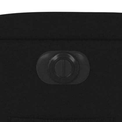 Електрически стол реклайнер, черен, текстил