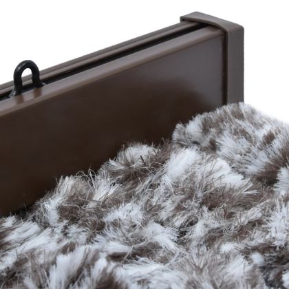 Завеса против насекоми, кафяво и бежово, 90x200 см, шенил