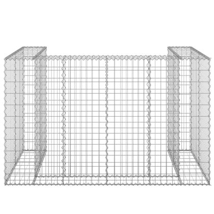 Габионна стена за контейнери поцинкована стомана 180x100x110 см
