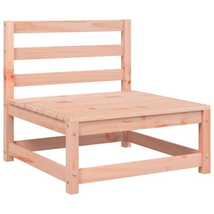 Градинско кресло без подлакътници, с възглавници, дуглас масив