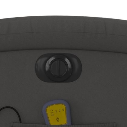 Електрически изправящ масажен реклайнер стол, сив