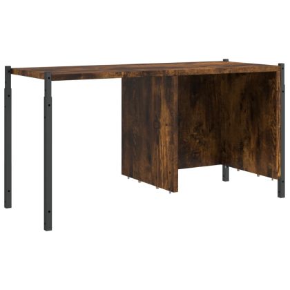 Библиотека, опушен дъб, 72x28x172 см, инженерно дърво