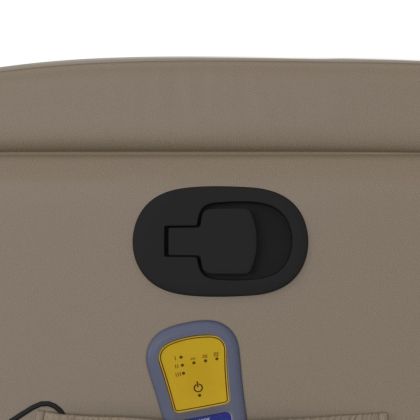 Изправящ масажен наклоняем стол, капучино, изкуствена кожа