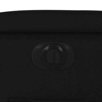 Електрически изправящ реклайнер стол, черен, еко кожа