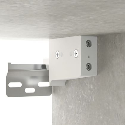 Нощно шкафче за стенен монтаж, бяло, 35x35x20 см